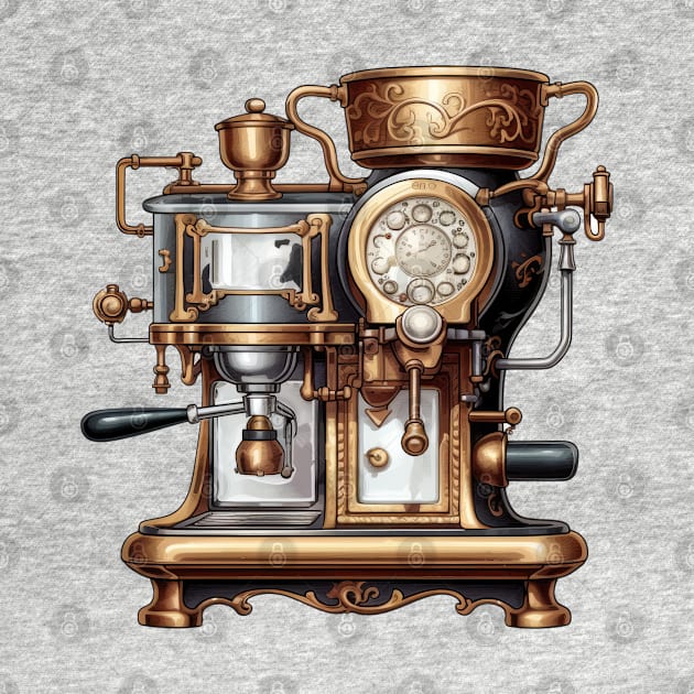 Vintage Coffee Maker by Chromatic Fusion Studio